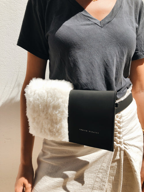 Mali Beltbag with shearling detail